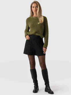 Online Saint and Sofia Ramone Short - Zebra Jacquard