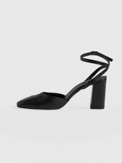 Online Saint and Sofia Rayner Cap Toe Heel - Black
