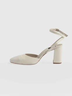 Discount Saint and Sofia Rayner Cap Toe Heel - Cream