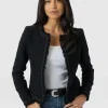Discount Saint and Sofia Rayner Jacket - Black Bouclé
