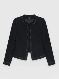 Discount Saint and Sofia Rayner Jacket - Black Bouclé