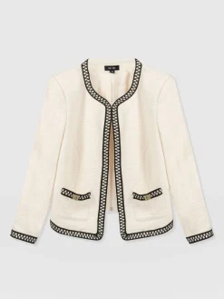 Outlet Saint and Sofia Rayner Jacket - Cream/Black