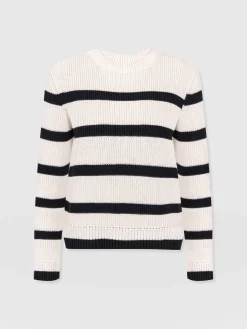 Discount Saint and Sofia Remy Crop Jumper - Stripe