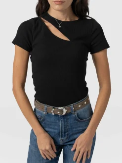 New Saint and Sofia Reveal Tee - Black