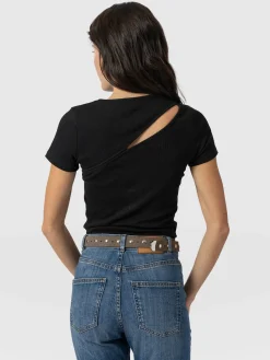 New Saint and Sofia Reveal Tee - Black