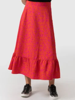 Online Saint and Sofia Riley Skirt - Festival Jacquard