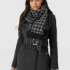 Sale Saint and Sofia Rock Houndstooth Scarf - Black/Grey