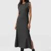 Sale Saint and Sofia Rowan Dress - Charcoal Eyelet