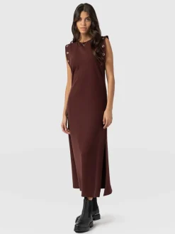 Sale Saint and Sofia Rowan Dress - Maroon