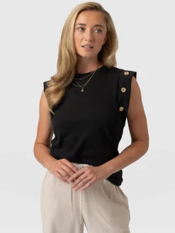 Sale Saint and Sofia Rowan Tee - Black