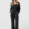 New Saint and Sofia Rowan Wide Leg Pant - Black