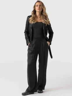 New Saint and Sofia Rowan Wide Leg Pant - Black