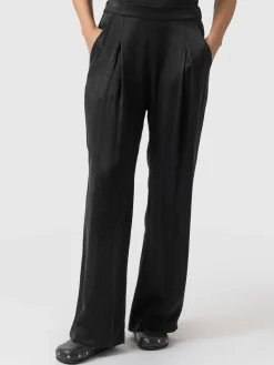 New Saint and Sofia Rowan Wide Leg Pant - Black