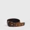 Best Saint and Sofia Roxie Studded Belt - Camel