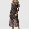 Outlet Saint and Sofia Runway Mesh Skirt - 70's Paisley
