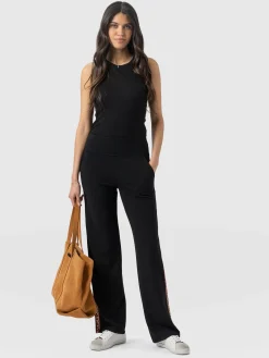 Clearance Saint and Sofia Runway Pant - Black Leopard