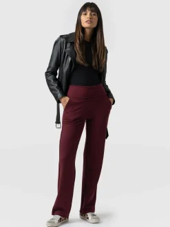 Fashion Saint and Sofia Runway Pant - Burgundy