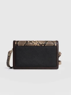 Hot Saint and Sofia Rylee Cross Body Bag - Brown Snake