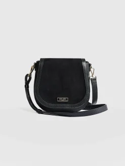 Hot Saint and Sofia Saddle Bag - Black