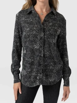 Sale Saint and Sofia Sawyer Shirt - Monochrome Gothica