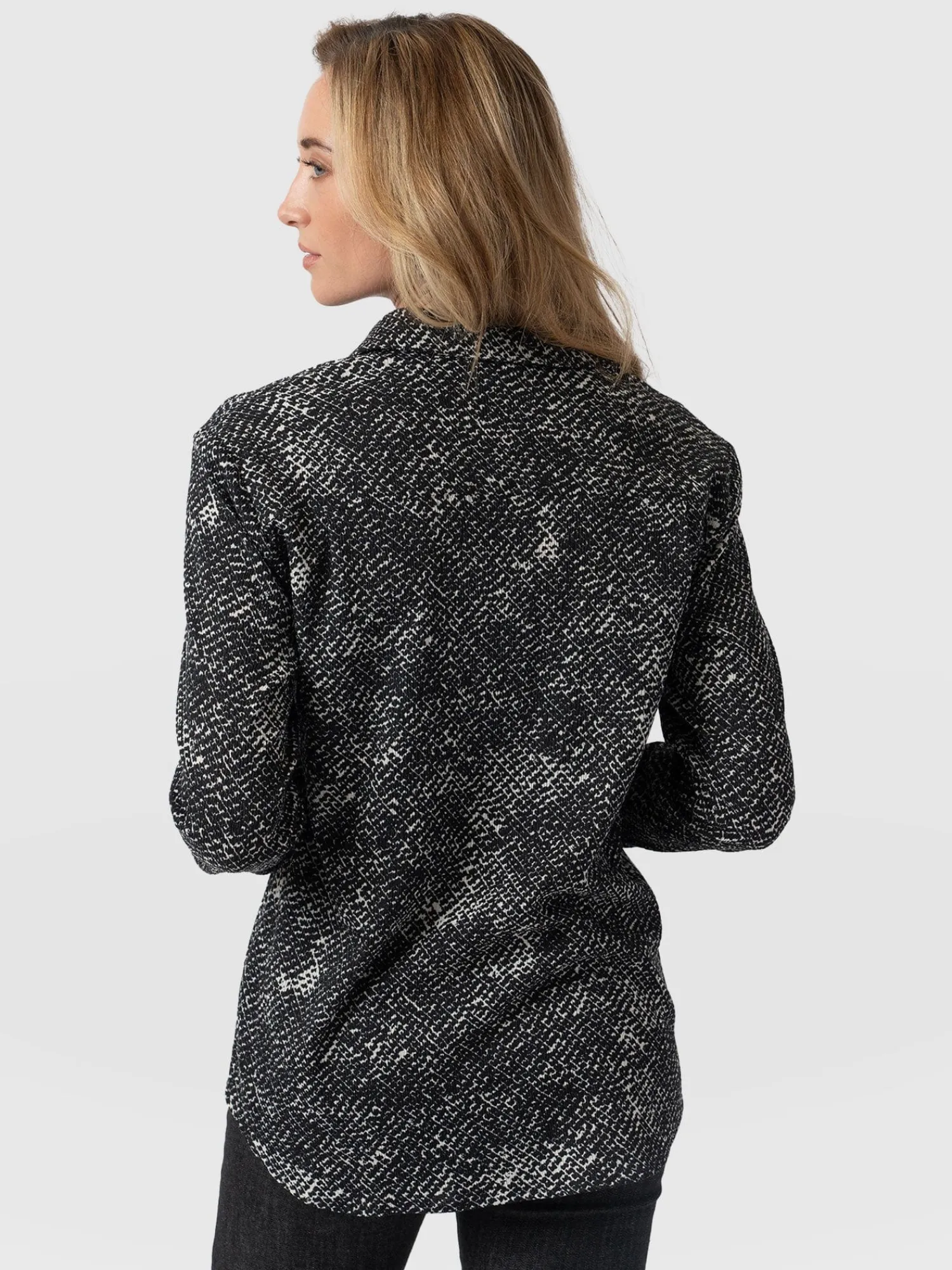 Sale Saint and Sofia Sawyer Shirt - Monochrome Gothica