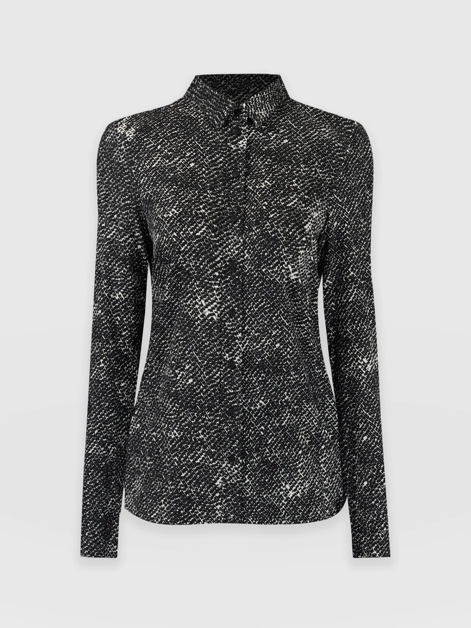 Sale Saint and Sofia Sawyer Shirt - Monochrome Gothica