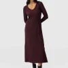 Clearance Saint and Sofia Sienna Dress - Burgundy