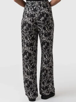 Best Saint and Sofia Sienna High Waisted Pant - Black Cream Floral