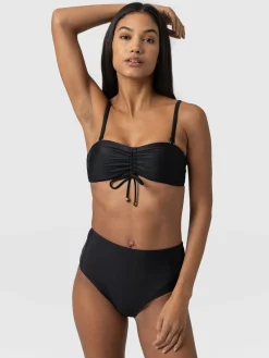 Online Saint and Sofia Skye Bandeau Bikini Top - Black