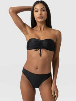 Outlet Saint and Sofia Skye Hipster Bikini Bottom - Black