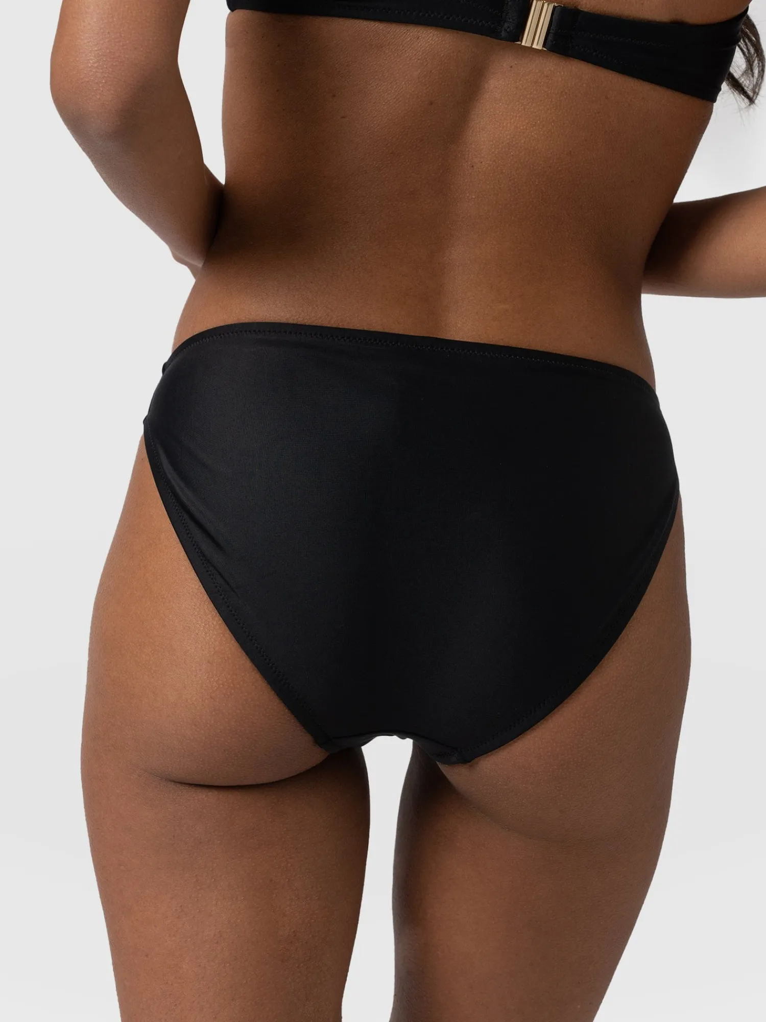 Outlet Saint and Sofia Skye Hipster Bikini Bottom - Black