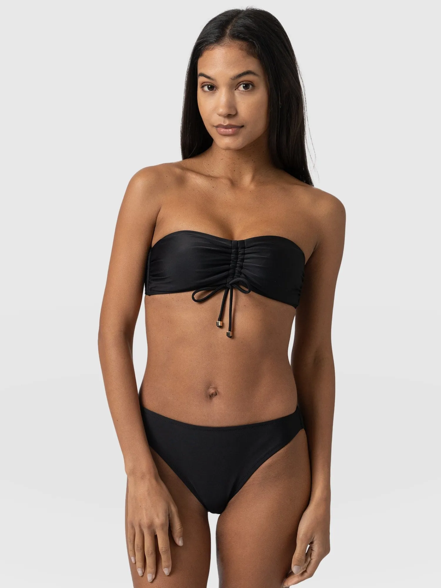 Outlet Saint and Sofia Skye Hipster Bikini Bottom - Black