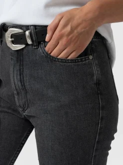 Outlet Saint and Sofia Slim Mom Jeans - Black