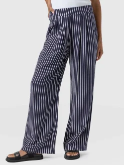 Discount Saint and Sofia Sloane Pant - Navy Stripe