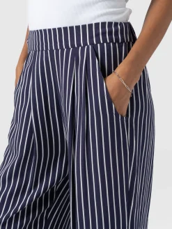 Discount Saint and Sofia Sloane Pant - Navy Stripe