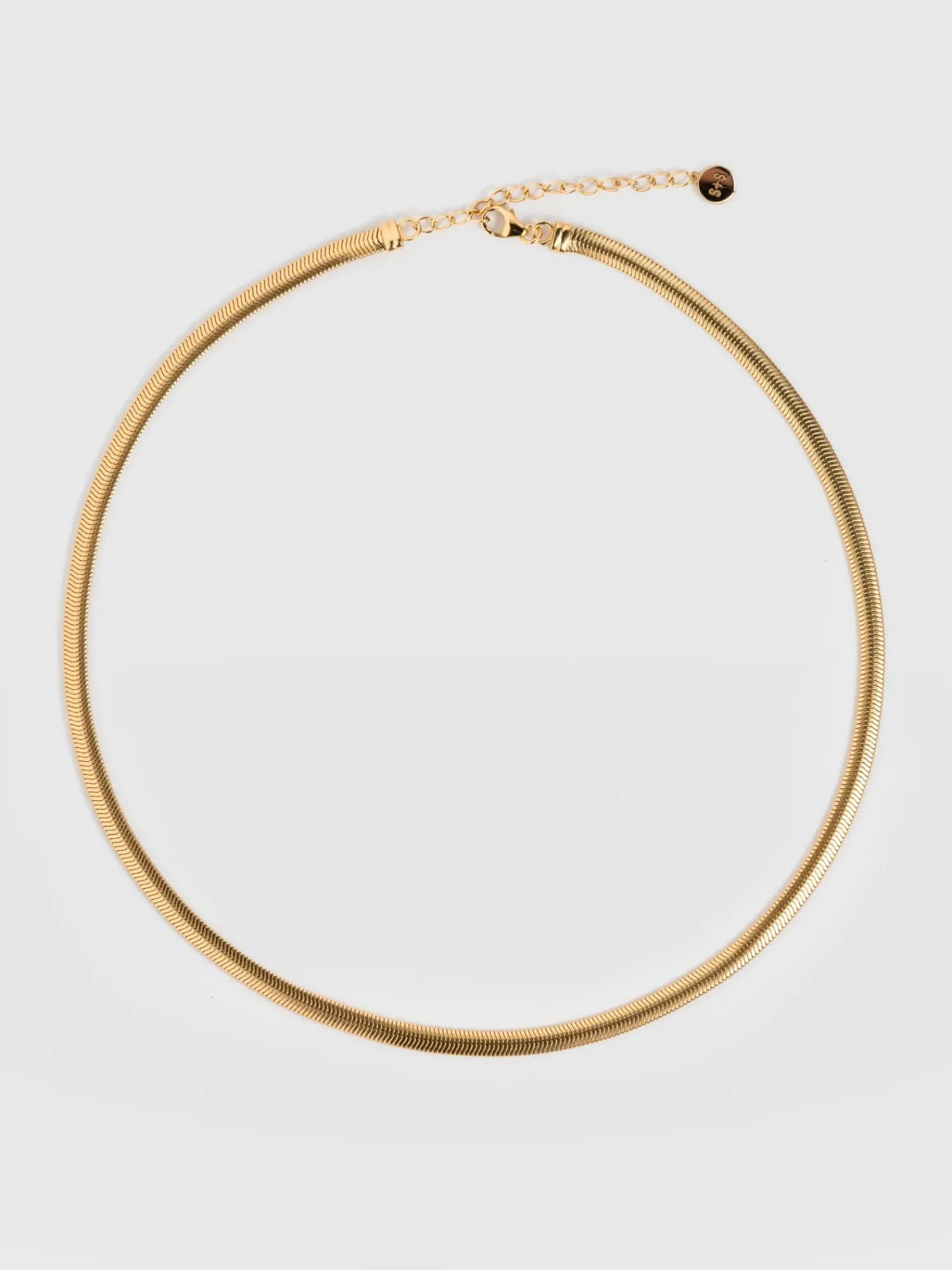 Fashion Saint and Sofia Snake Chain Necklace- Gold