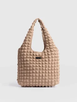Fashion Saint and Sofia Soho Shoulder Tote Bag - Beige