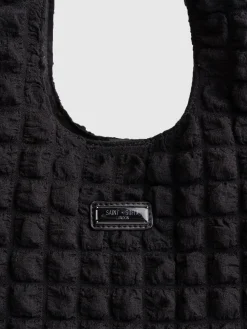 Best Saint and Sofia Soho Shoulder Tote Bag - Black