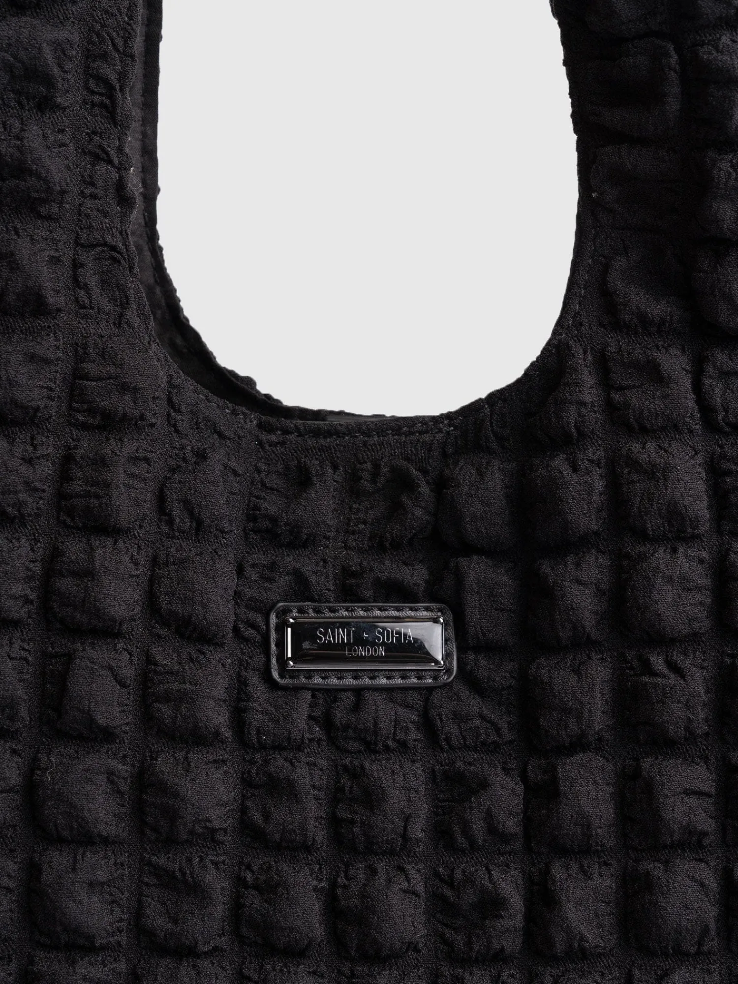 Best Saint and Sofia Soho Shoulder Tote Bag - Black