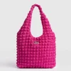 Outlet Saint and Sofia Soho Shoulder Tote Bag - Fuchsia Pink