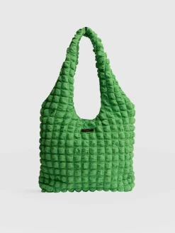 Discount Saint and Sofia Soho Shoulder Tote Bag - Green