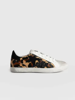 New Saint and Sofia Spitalfields Sneaker - Leopard/ Star