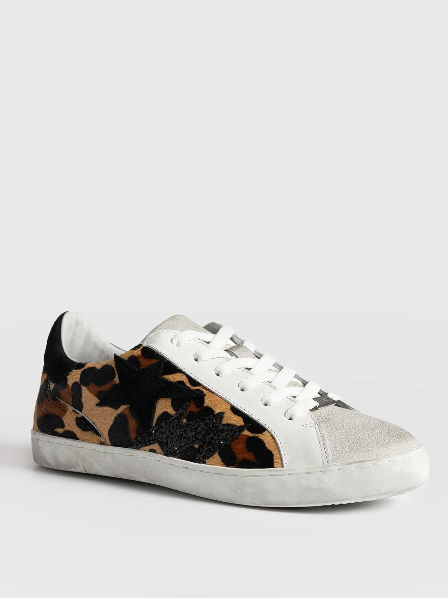 New Saint and Sofia Spitalfields Sneaker - Leopard/ Star