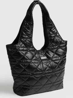 New Saint and Sofia Stella Shoulder Tote Bag - Gloss Black