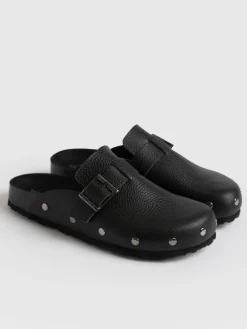 Discount Saint and Sofia Studded Clogs - Black