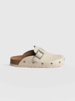 Discount Saint and Sofia Studded Clogs - Cream