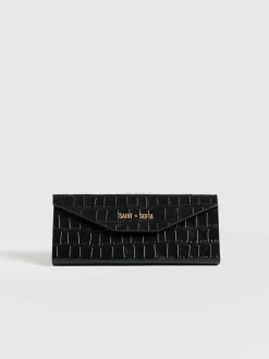 Best Saint and Sofia Sunglasses Case - Black Croc