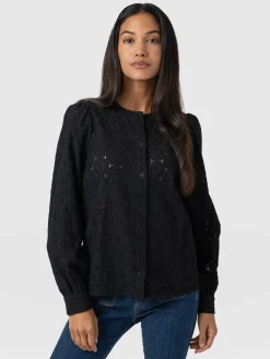 Best Saint and Sofia Tabitha Blouse - Black Broderie