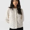 Clearance Saint and Sofia Tabitha Blouse - Cream Broderie