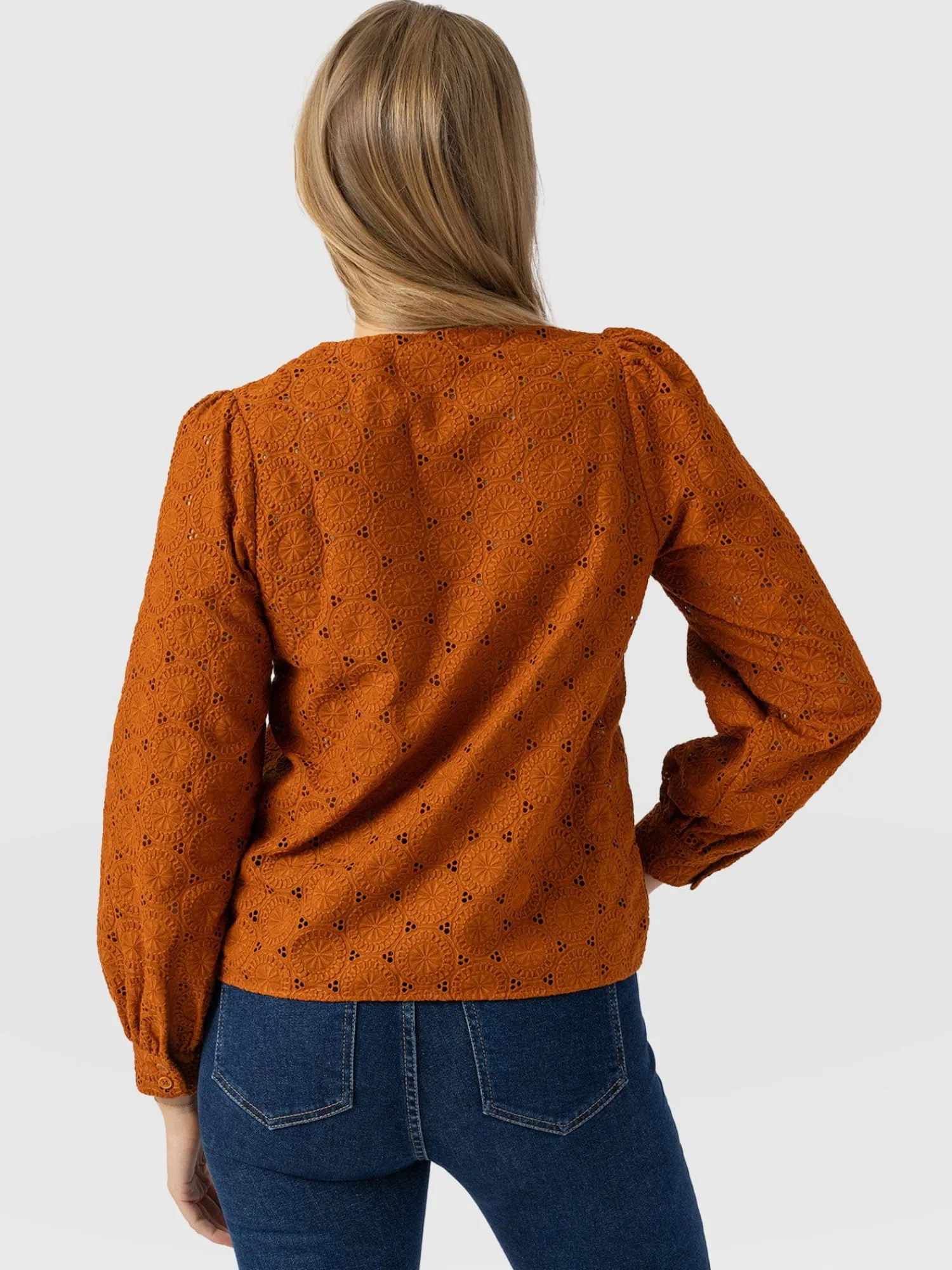 Discount Saint and Sofia Tabitha Blouse - Tan